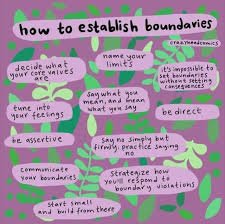 wholesome boundaries